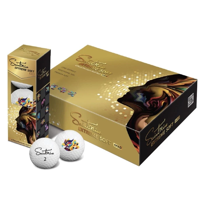 Saintnine Extreme Soft Gold Golf Balls 2019 1 Saintnine Extreme Soft Gold Golf Balls 2019