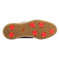 PUMA Ignite PWRADAPT Caged Crafted Golf Shoes 2020 -Golf Clubs SHOP ann0682 peacoat leather brown team gold 2 53439.1595322304