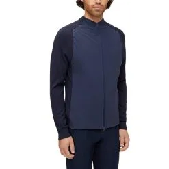 J.Lindeberg Knit Hybrid Golf Jacket 2020 -Golf Clubs SHOP ann1226 jl navy 3 74254.1604739930