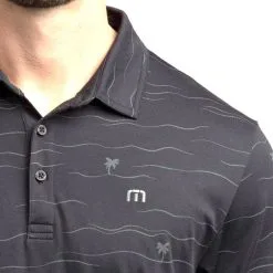 TravisMathew Through Being Cool Golf Polo 2021 -Golf Clubs SHOP ann1267 black 4 68585.1605851640