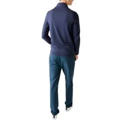 Lacoste Sport Stretch Zippered Collar Sweatshirt Golf Pullover 2020 -Golf Clubs SHOP ann1560 navy blue 1 4 11353.1608107407