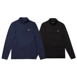Lacoste Sport Stretch Zippered Collar Sweatshirt Golf Pullover 2020