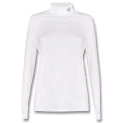 SParms Sun Protect+ Winter Full Body Warm High Neck Longsleeve Golf Mock 2020 Women -Golf Clubs SHOP ann1567 white 1 87115.1614661672