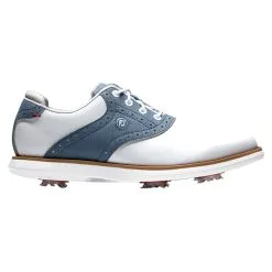 FootJoy FJ Traditions Golf Shoes 2021 Previous Season Style Women -Golf Clubs SHOP ann1658 white blue white 1 1 13781.1618557269