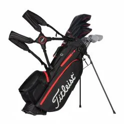 Titleist Players 4 Plus Stand Bag 2021 -Golf Clubs SHOP ann1792 black black red 2 2 39992.1665726781