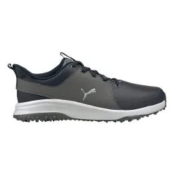 PUMA Grip Fusion Pro 3.0 Spikeless Golf Shoes 2021 -Golf Clubs SHOP ann1869 navy blazer silver quiet shade 1 46667.1614759865