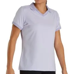 FootJoy End On End Open Collar Golf Polo 2021 Women -Golf Clubs SHOP ann1947 lavender 2 61154.1616039573