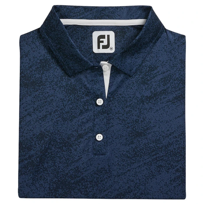 FootJoy Tonal Print Short Sleeve Golf Polo 2021 Women 5 FootJoy Tonal Print Short Sleeve Golf Polo 2021 Women - Image 5