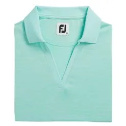 FootJoy Open Placket Spacedye Short Sleeve Golf Polo 2021 Women 7 FootJoy Open Placket Spacedye Short Sleeve Golf Polo 2021 Women -Golf Clubs SHOP ann2129 aquamarine white 4 68220.1627461173