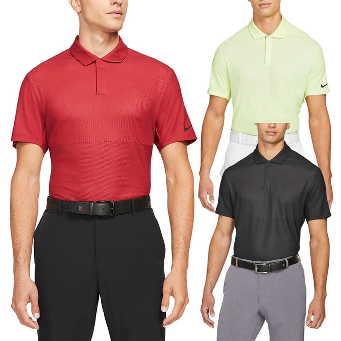 Nike Dri-Fit ADV Tiger Woods Traditional Golf Polo 2021 1 Nike Dri-Fit ADV Tiger Woods Traditional Golf Polo 2021