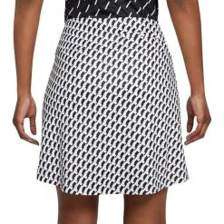 Nike Dri-Fit UV Victory Printed 17" Golf Skirt 2021 Women -Golf Clubs SHOP ann2158 black white 2 08358.1664863013