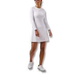 J.Lindeberg Zara Golf Dress 2021 Women -Golf Clubs SHOP ann2293 white 4 12239.1629359660