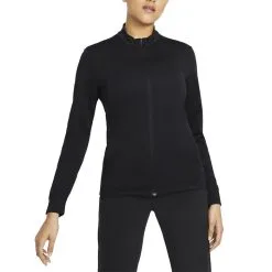 Nike Dri-FIT UV Victory Full Zip Golf Jacket 2021 Women -Golf Clubs SHOP ann2513 black white 1 37233.1665025528