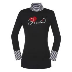 JDX America Heart Turtleneck Golf Mock 2021 Women -Golf Clubs SHOP ann2622 black 1 46715.1636697916