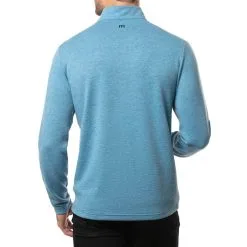 TravisMathew Bridge The Gap Golf Pullover 2022 7 TravisMathew Bridge The Gap Golf Pullover 2022 -Golf Clubs SHOP ann2670 heather blue sapphire 3 85146.1642147018