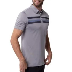 TravisMathew Private Dock Golf Polo 2022 -Golf Clubs SHOP ann2682 heather medium grey 3 65772.1656034465