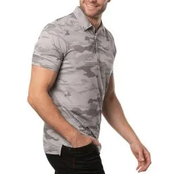 TravisMathew Skywind Golf Polo 2022 -Golf Clubs SHOP ann2689 heather medium gray 2 03905.1644560553