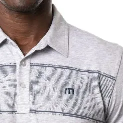 TravisMathew Make Camp Golf Polo 2022 -Golf Clubs SHOP ann2692 heather light gray 4 37066.1654050117