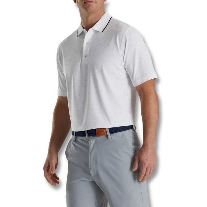 FootJoy Push Play Print Lisle Knit Collar Golf Polo 2022 3 FootJoy Push Play Print Lisle Knit Collar Golf Polo 2022 - Image 3