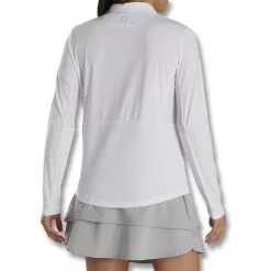 FootJoy Longsleeve Sun Protection Golf Polo 2022 Women -Golf Clubs SHOP ann2780 white 3 14788.1646794736