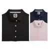 FootJoy Solid Lisle Self Collar Golf Polo 2022 Women