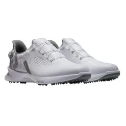 FootJoy Fuel BOA Spikeless Golf Shoes 2023 -Golf Clubs SHOP ann2795 white white blue jay 4 67562.1646793803