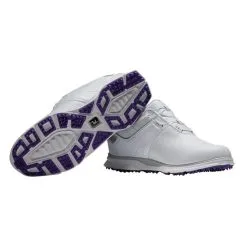 FootJoy Pro SL BOA Spikeless Golf Shoes 2022 Women -Golf Clubs SHOP ann2804 white white purple 4 93002.1648879995