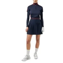 J.Lindeberg Odia Pleated Golf Skirt 2022 Women -Golf Clubs SHOP ann2819 jl navy 3 53229.1647052385