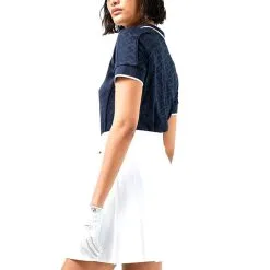J.Lindeberg Galiah Golf Polo 2022 Women 9 J.Lindeberg Galiah Golf Polo 2022 Women -Golf Clubs SHOP ann2826 navy jacquard bridge monogram 3 79598.1655277528