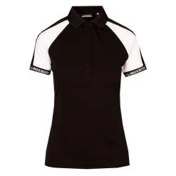 J.Lindeberg Perinne Golf Polo 2022 Women 11 J.Lindeberg Perinne Golf Polo 2022 Women -Golf Clubs SHOP ann2830 black 1 47691.1648171156