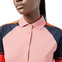 J.Lindeberg Perinne Golf Polo 2022 Women 10 J.Lindeberg Perinne Golf Polo 2022 Women -Golf Clubs SHOP ann2830 faded rose 4 40140.1648171143