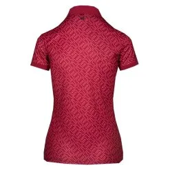 J.Lindeberg Tour Tech Print Golf Polo 2022 Women -Golf Clubs SHOP ann2833 hot pink bridge 3 38608.1647497631