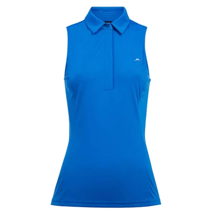J.Lindeberg Dena Sleeveless Golf Polo 2022 Women 2 J.Lindeberg Dena Sleeveless Golf Polo 2022 Women - Image 2