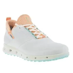 ECCO Cool Pro Spikeless Golf Shoes 2022 Women -Golf Clubs SHOP ann2936 white peach nectar 2 66260.1648169139