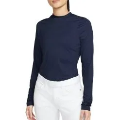 Nike Dri-FIT UV Victory Printed Longsleeve Golf Baselayer 2022 Women -Golf Clubs SHOP ann2964 obsidian white 1 65382.1666168669