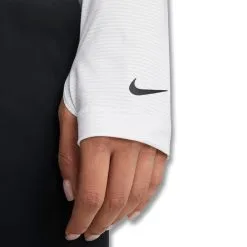 Nike Dri-FIT UV Victory Printed Longsleeve Golf Baselayer 2022 Women -Golf Clubs SHOP ann2964 white black 4 20654.1666168635