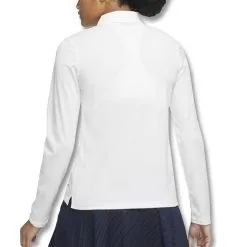 Nike Dri-FIT Victory Solid Longsleeve Golf Polo 2022 Women 10 Nike Dri-FIT Victory Solid Longsleeve Golf Polo 2022 Women -Golf Clubs SHOP ann2967 white black 2 19125.1668236111