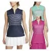 Nike Dri-FIT Victory Striped Sleeveless Golf Polo 2022 Women
