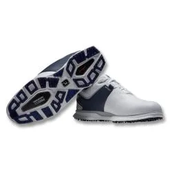 FootJoy Pro SL Carbon Spikeless Golf Shoes 2022 -Golf Clubs SHOP ann3206 white navy silver 5 01434.1662449349