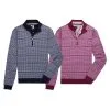 FootJoy Half Zip Houndstooth Print Midlayer Golf Pullover 2022 Women