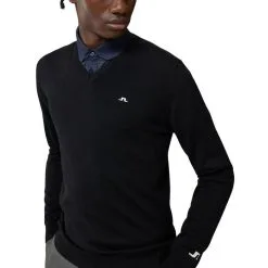 J.Lindeberg Lymann Knitted Golf Sweater 2022 -Golf Clubs SHOP ann3326 black 5 83093.1672814949