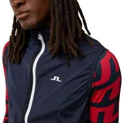 J.Lindeberg Ash Light Packable FW Golf Vest 2022 -Golf Clubs SHOP ann3328 jl navy 5 48005.1667886104