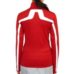J.Lindeberg Seasonal Janice Mid Layer FW Golf Jacket 2022 Women -Golf Clubs SHOP ann3393 barbados cherry 5 61860.1669448027