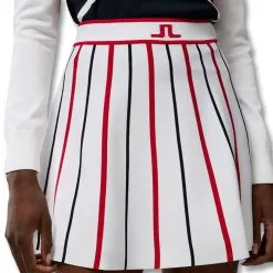 J.Lindeberg River Knitted Golf Skirt 2022 Women -Golf Clubs SHOP ann3406 white 5 35729.1666937260