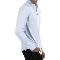 TravisMathew Wilderness Longsleeve Golf Polo 2022 6 TravisMathew Wilderness Longsleeve Golf Polo 2022 -Golf Clubs SHOP ann3608 heather faded denim 3 79624.1669449942