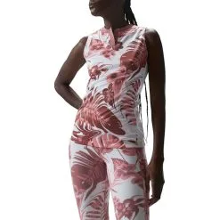 J.Lindeberg Meya Print Sleeveless Golf Top 2023 Women -Golf Clubs SHOP ann3770 hibiscus pink 3 95076.1671081718