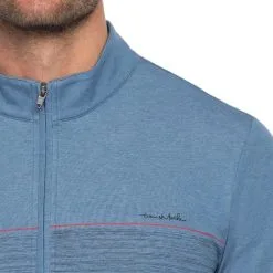 TravisMathew Splash Of Color Golf Pullover 2023 -Golf Clubs SHOP ann4047 heather mid blue 4 26877.1677806863