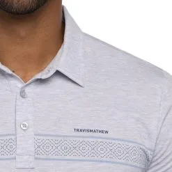 TravisMathew Local Time Golf Polo 2023 -Golf Clubs SHOP ann4052 heather light gray 4 68919.1677807815
