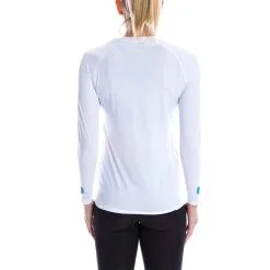 SParms Sun Protect+ UV/Sun Protection Round Neck Longsleeve Golf T-Shirt Women -Golf Clubs SHOP car0295 plain logo white 1 3 89842.1573546830