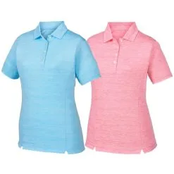 FootJoy Shirt Space Dye Self Collar Golf Polo 2020 Women